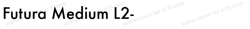Futura Medium L2字体转换